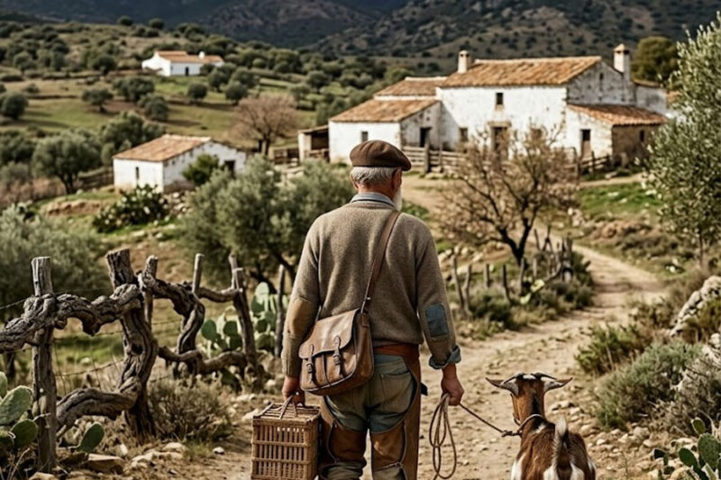Volvió al Rancho Donde Su Padre Murió Solo… Una Cabra Perdida le Devolvió la Vida.