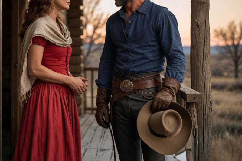 —Nunca me han besado —dijo ella. El vaquero se quitó el sombrero y dijo: —Empecemos despacio.