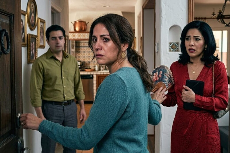 “Le contesté a mi mejor amiga desde el celular de mi esposo y llegó a mi casa creyendo que yo no estaba: cuando abrió la puerta y me vio esperándola con su vestido rojo, el perfume que yo misma le regalé y dos años de mentiras colgándole en la cara, entendí que no solo me había engañado mi marido, sino todo un mundo que sonreía mientras yo vivía una vida falsa… y esa noche, en lugar de destruirme para siempre, me devolvió a la mujer que jamás debí abandonar.”