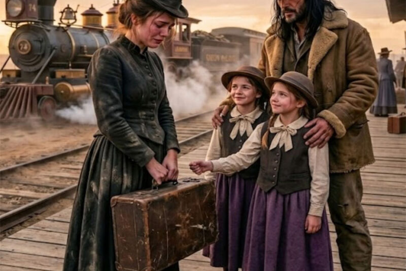 El silbato del tren se estiró en el aire como un lamento.  Largo.  Metálico.  Cruel.  Catalina Hayes no se movió cuando el vapor blanco le cubrió las botas. Permaneció de pie sobre el andén polvoriento de Chihuahua, con el baúl a su lado y las manos escondidas dentro de unos guantes gastados donde apenas quedaban dos monedas.