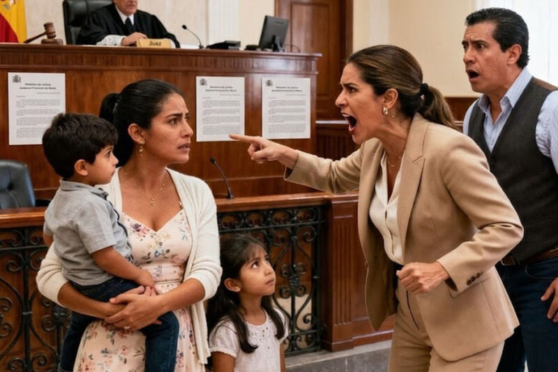 Llegó con gemelos a la audiencia… y lo que el juez descubrió hizo temblar a todos  La sala del juzgado estaba tan silenciosa que hasta el roce de una hoja parecía un escándalo.  Todos esperaban lo mismo.