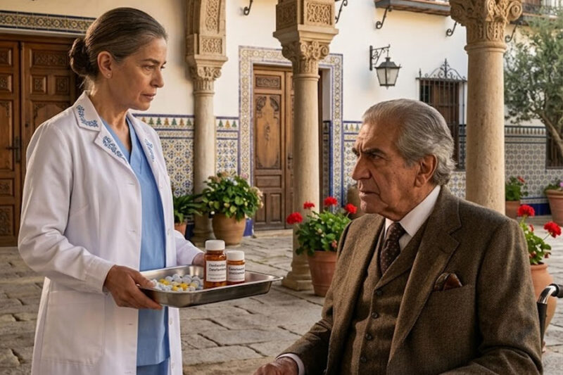 Fui a cuidar a un viejo millonario en sus últimos días por necesidad… cuando murió, dejó toda su fortuna a una “sobrina perdida”. Yo solo era su enfermera, o eso creía, hasta que el abogado dijo mi verdadero nombre frente a toda su familia.