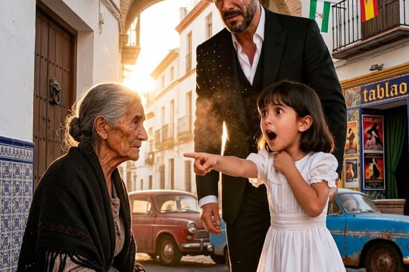 TODOS IGNORABAN A LA ANCIANA MENDIGA… HASTA QUE LA HIJA DEL MULTIMILLONARIO GRITÓ: “¡PAPÁ, TIENE TU MISMA MARCA DE NACIMIENTO!”