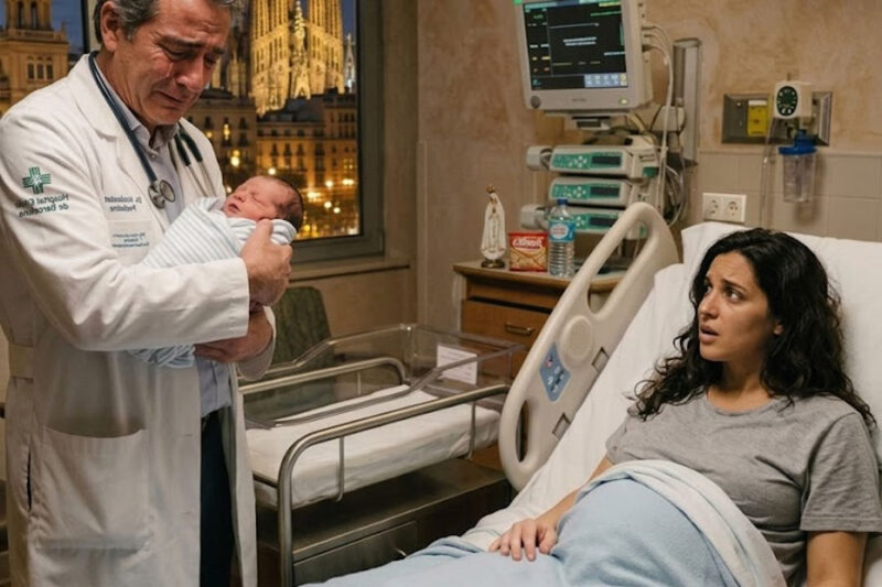 Ella llegó sola al hospital para dar a luz… pero cuando el médico vio al bebé, rompió a llorar frente a todos.