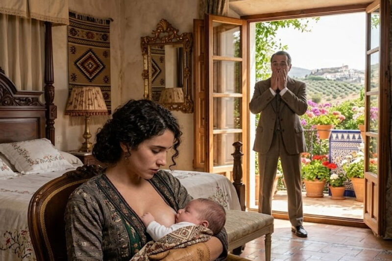 EL BEBÉ MILLONARIO LLEVABA CINCO DÍAS SIN COMER… HASTA QUE LA LIMPIADORA LE DIO LECHE MATERNA Y LE SALVÓ LA VIDA. PERO NADIE IMAGINABA LO QUE ESA NOCHE REVELARÍA SOBRE SU MADRE.