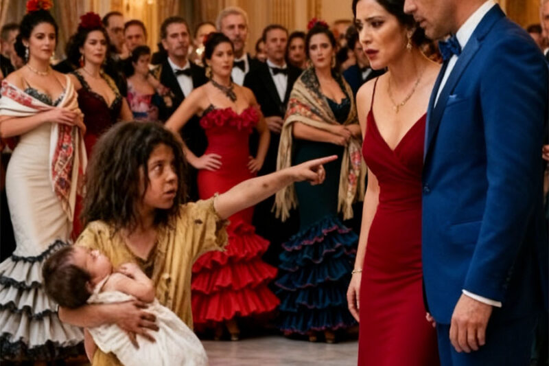 «Fuiste tú…» Una niña sin hogar irrumpió con un bebé en la boda más lujosa de la ciudad y señaló directamente a la novia
