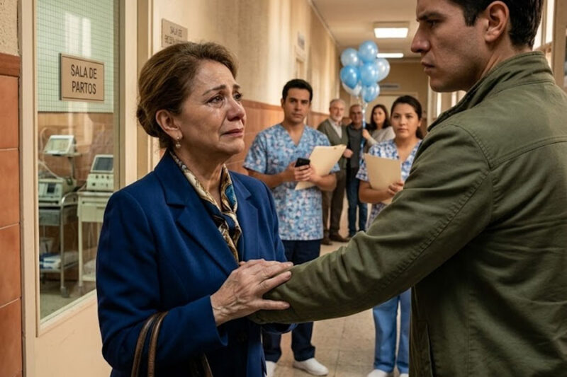 Viajé 12 horas desde Guadalajara para conocer a mi nieto recién nacido, pero mi propio hijo me frenó en un pasillo de hospital y me dijo, delante de todos, que su esposa “solo quería familia cerca” y que yo nunca había sido bienvenida; me fui humillada, lloré sola en un hotel barato y todavía pensé que el peor dolor ya había pasado… hasta que al volver a casa recibí una llamada del hospital, descubrí para qué sí me querían en sus vidas y tomé la decisión que cambió nuestro destino para siempre…