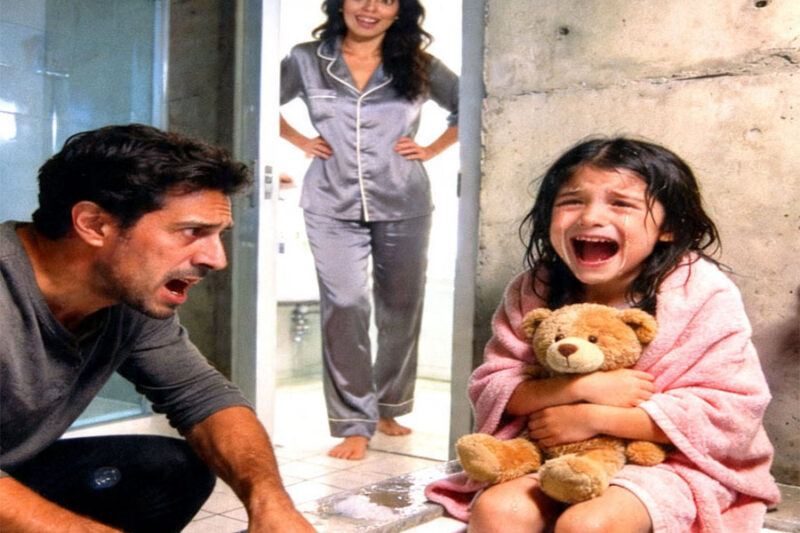 Mi hija de cinco años siempre se bañaba con mi marido. Se quedaban allí más de una hora cada noche. Cuando por fin le pregunté qué estaban haciendo, rompió a llorar y dijo: «Papá dice que no puedo hablar de juegos en el baño». La noche siguiente, me asomé por la rendija de la puerta del baño… y corrí a buscar mi teléfono.