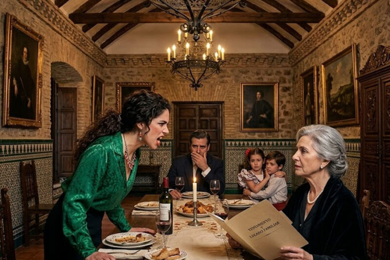 “Vieja, ya no te necesitamos”, me dijo mi nuera alzando su copa, sin imaginar que una escritura escondida, la última voluntad de mi esposo y años de humillación en silencio iban a devolverme mi casa, salvar a mis nietos y derrumbar, en una sola noche, su mundo entero…