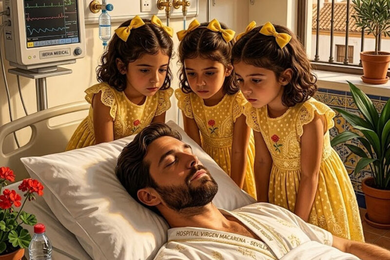 UN MILLONARIO ESTÉRIL AL QUE LE QUEDABA UN MES DE VIDA ADOPTÓ A TRES NIÑAS TRILLIZAS QUE VIVÍAN…