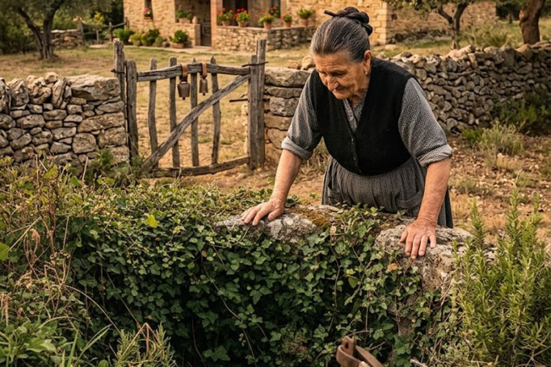 Una anciana fue a limpiar el pozo abandonado de la granja y encontró una escalera que nadie debería haber visto.