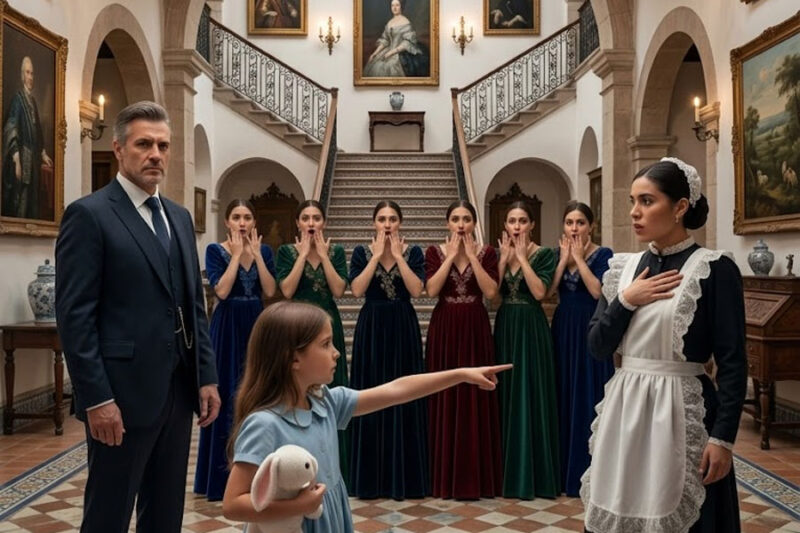 Un multimillonario invitó a varias modelos para que su hija eligiera una madre, pero ella señaló a la empleada doméstica.