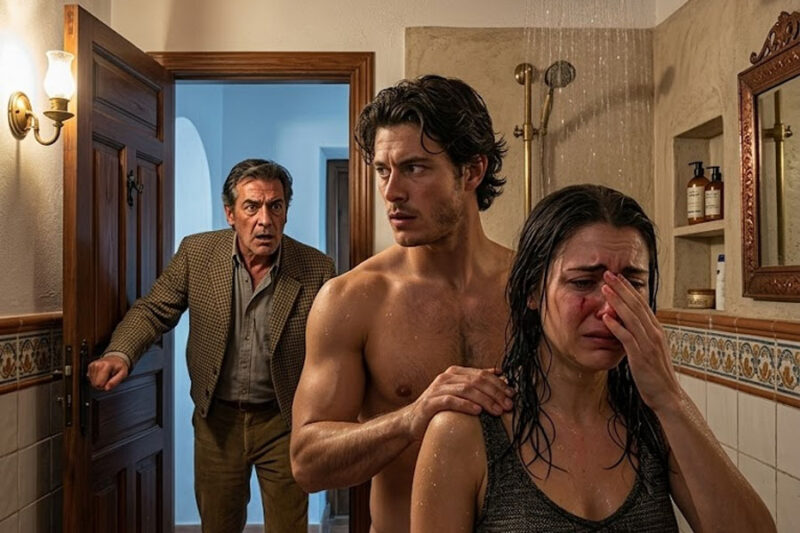 Durante mi hora de almuerzo, me apresuré a volver a casa para cocinarle a mi esposa enferma. Al entrar, me quedé en shock y pálido al ver lo que había en el baño.