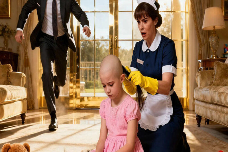 A la hija del millonario solo le quedaban tres meses de vida, pero la criada hizo algo que lo dejó atónito.