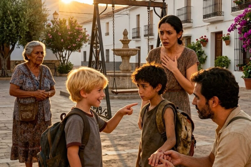 MAMÁ… ÉL ESTUVO EN TU PANZA CONMIGO… DIJO EL HIJO SEÑALANDO AL NIÑO DE LA CALLE
