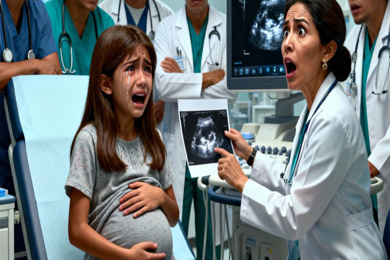 Una niña embarazada de 13 años fue llevada a la sala de emergencias y le reveló la verdad al médico, quien se sorprendió y llamó inmediatamente a la policía