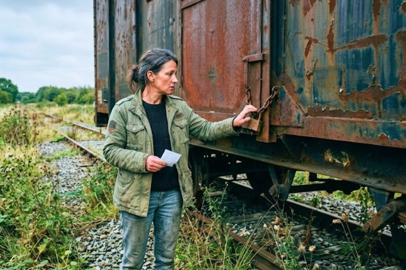 Una madre sin hogar gastó sus últimos $8 en un vagón de tren cerrado — Lo que encontró dentro reveló un secreto de 100 años