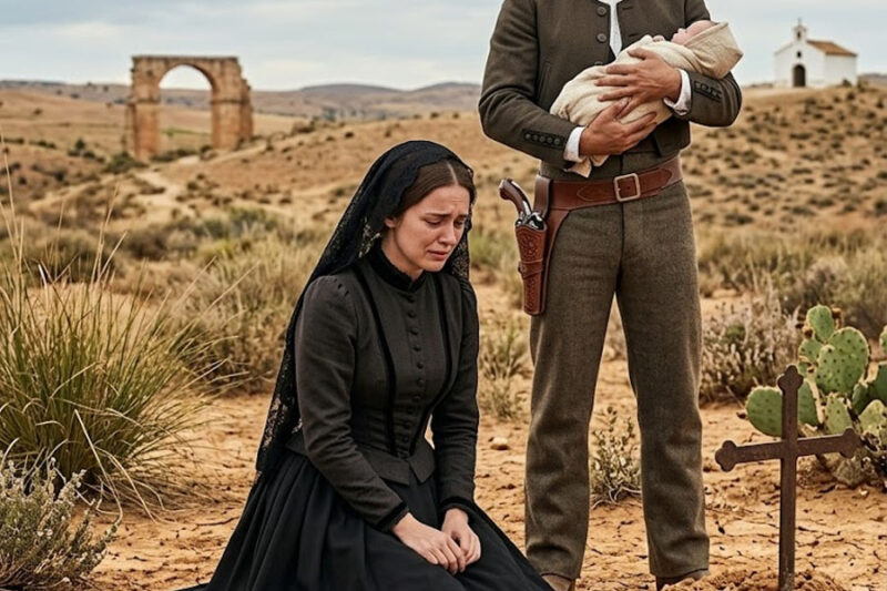 Ella lloraba junto a la tumba de su bebé… cuando un guerrero yaqui le trajo otro.