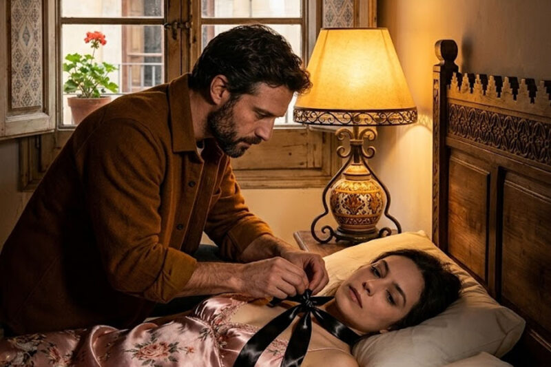 “Papá, ¿quién es ese hombre que siempre toca el cuerpo de mamá con un paño rojo cada vez que tú duermes?”