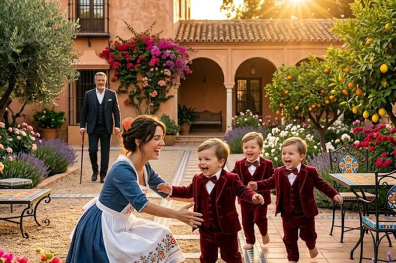 Un millonario busca madre para sus hijos… pero la humilde limpiadora lo cambia todo…