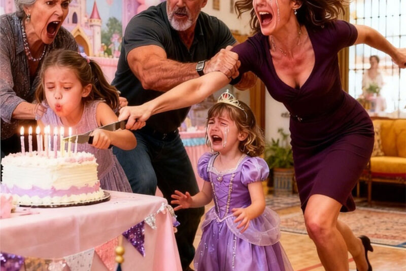 En la fiesta del quinto cumpleaños de mi hija, hicieron que mi sobrina cortara el pastel mientras mi hija lloraba desconsoladamente y suplicaba que la dejaran soplar las velas. En lugar de eso, mi familia le dio todos los regalos a mi sobrina.