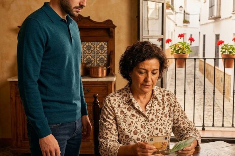 Sentí que el aire se volvía pesado dentro de la cocina.