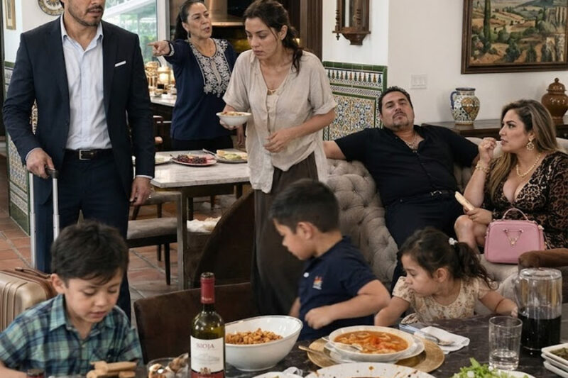 Una estaba conmigo. Y la otra… con mi mamá…