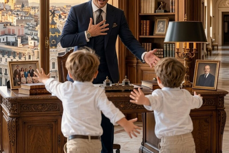 El Magnate Que No Podía Ser Padre Hasta Que Dos Niños Gritaron Papá