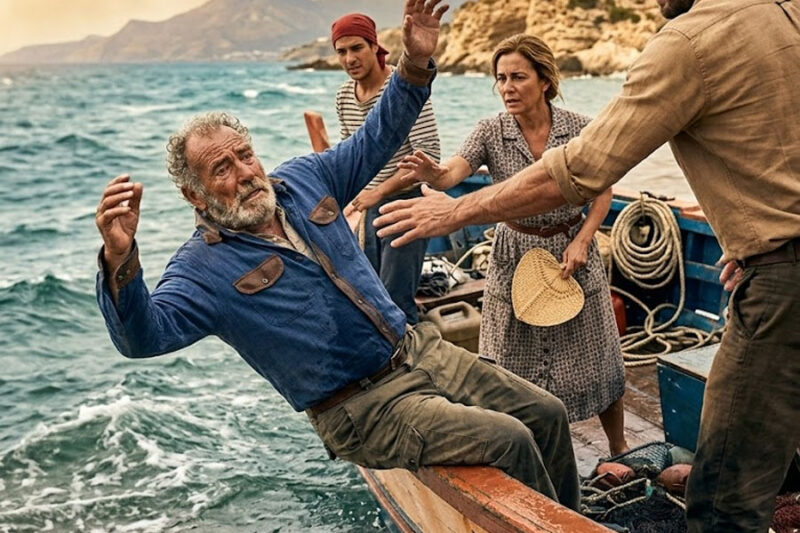 Sus hijos arrojaron al mar a su padre de 87 años… olvidaron que toda su vida había sido del mar.