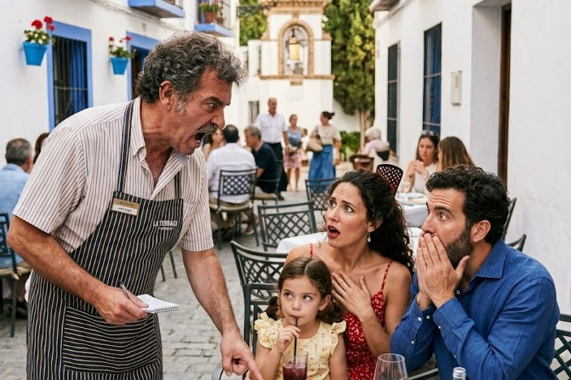 EL MESERO GRITÓ AL VER LO QUE LA NOVIA LE PUSO AL JUGO DE LA NIÑA Y EL MILLONARIO ENMUDECÍO