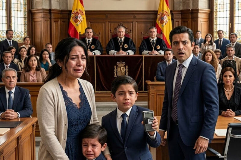 El juez le pidió elegir entre su mamá pobre y su papá millonario, pero el niño sacó una prueba que destruyó a toda la familia