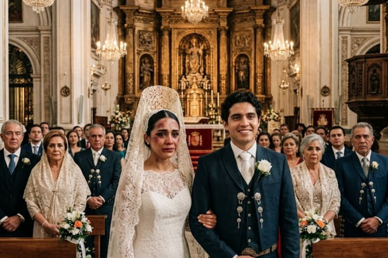 Llegué al altar con el rostro destrozado y mi novio se burló, pero el audio que mi mejor amiga puso en el micrófono reveló el secreto asqueroso de mi propia madre