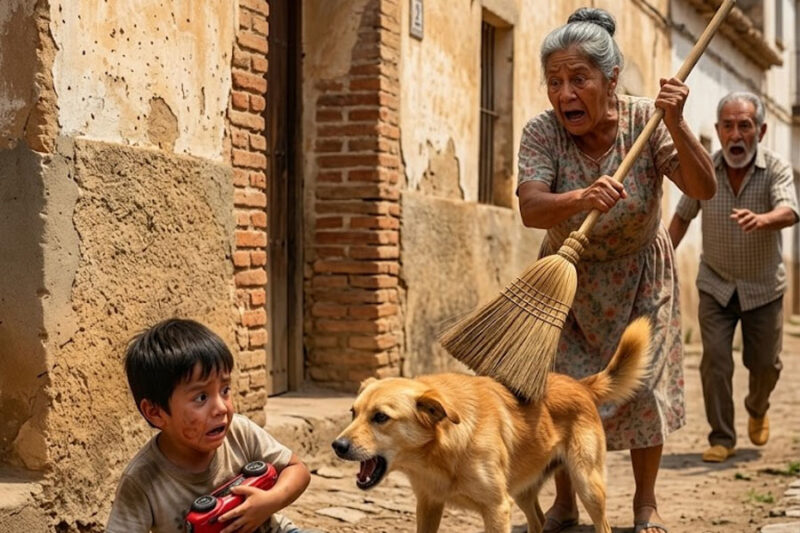 Por miedo a perder a su nieto, una mujer traicionó al perro más fiel de su vida… hasta que el destino los cruzó otra vez