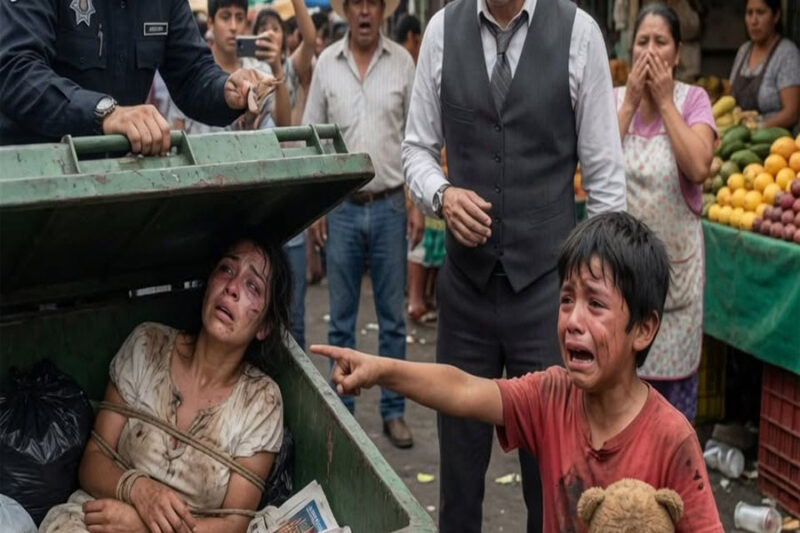 Un niño pasó toda la noche junto a la basura porque juraba que su mamá seguía viva, y una sola persona terminó creyendo lo impensable