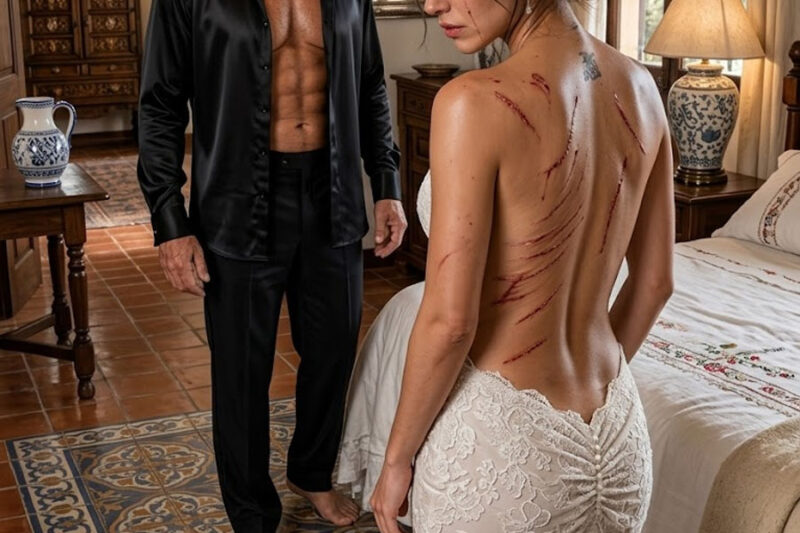 El millonario de 60 se casó con una mesera de 23, pero en su noche de bodas bajó el cierre del vestido y descubrió la verdad que su propia familia quería enterrar