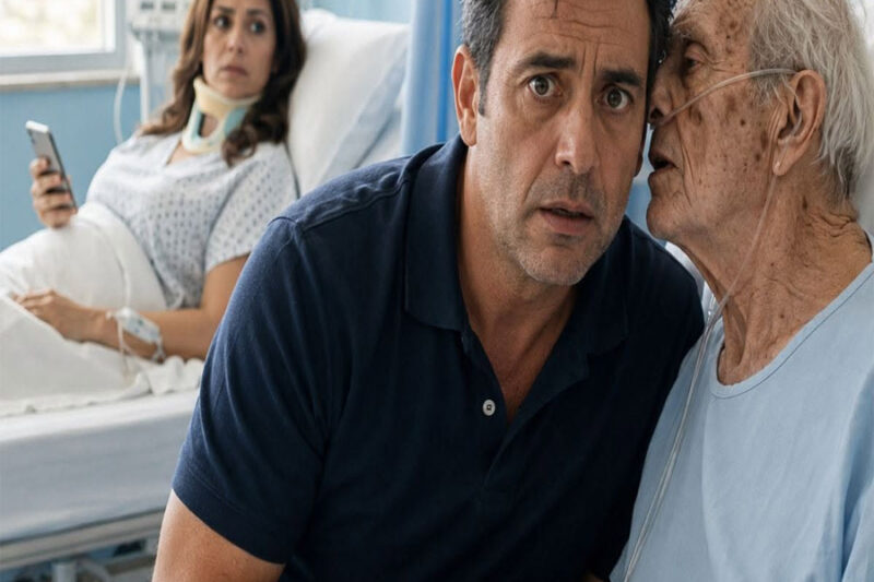 Mi esposa sufrió un accidente y corrí al hospital desesperado, pero ella me recibió con desprecio; luego una mujer la abrazó como pareja y un anciano me susurró: “No confíes en lo que te diga, confía en lo que acabas de ver”