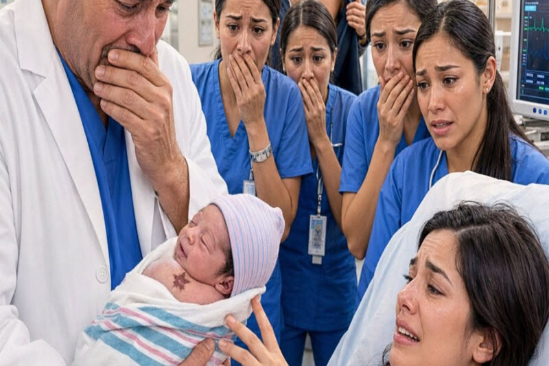 Entré sola al hospital para dar a luz, creyendo que mi esposo me había abandonado… pero cuando el médico vio la marca de mi bebé, lloró y dijo: “Ese niño trae de vuelta un secreto que nunca debió nacer”