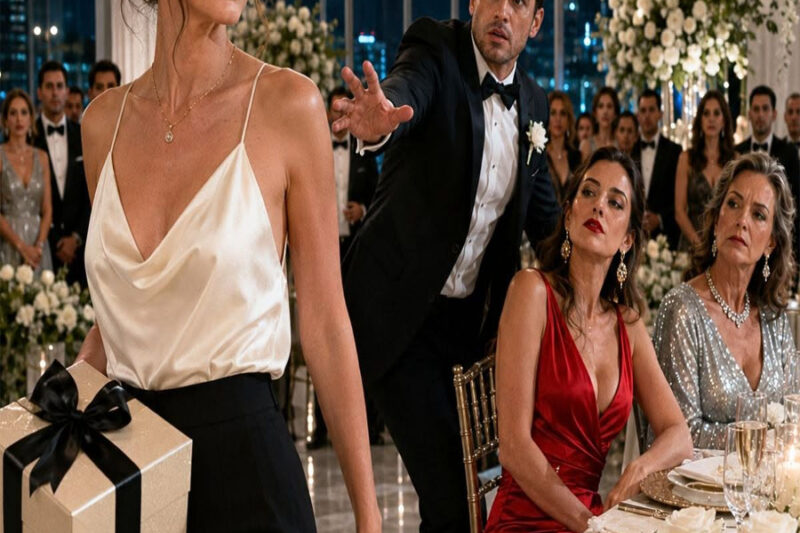 Mi suegra sentó a la amante de mi esposo en la mesa familiar durante la boda y todavía se atrevió a decirme: “Una esposa inteligente sabe cerrar la boca”; me fui sin gritar, pero esa noche abrí la carpeta que podía hundirlos.