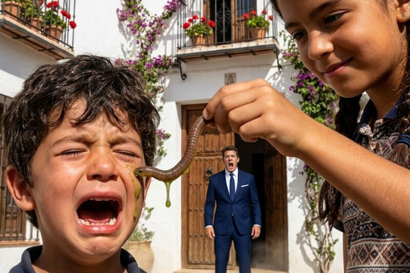 El HIJO DEL MILLONARIO era CIEGO… hasta que una PEQUEÑA NIÑA sacó de sus ojos algo que nadie habría podido imaginar jamás…