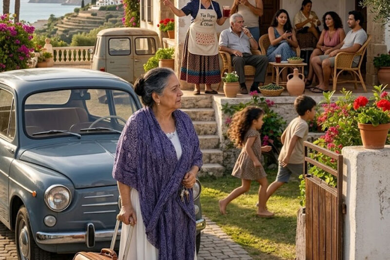 Su nuera la llamó “vieja arrimada” dentro de su propia casa de playa… pero no sabía que una sola llamada iba a dejar a toda su familia en la calle