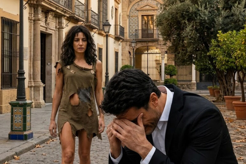 El millonario lloraba solo en Chapultepec… hasta que una mujer sin hogar le reveló quién lo había destruido