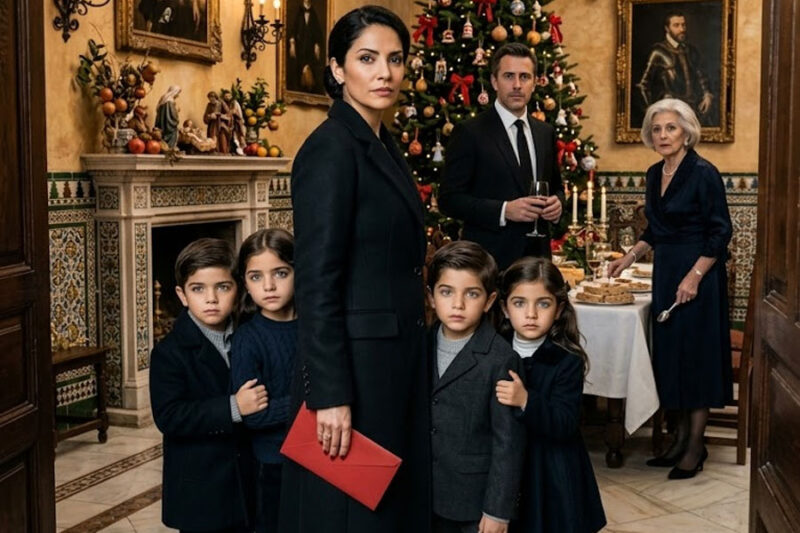 El millonario llamó “estéril” a su ex en plena Nochebuena… hasta que ella llegó con 4 niños idénticos a él