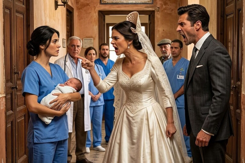 Mi ex me invitó a su boda seis meses después de nuestro divorcio. Le dije que estaba en el hospital, sosteniendo a mi recién nacida…