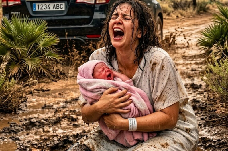 Sus padres la dejaron con su recién nacida bajo la tormenta… sin saber que esa noche destruiría su mentira perfecta