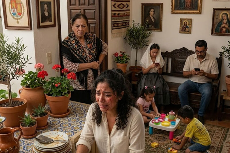 Se fue de su casa 5 días para no ser la sirvienta de su suegra, pero al regresar descubrió la peor traición de su esposo.