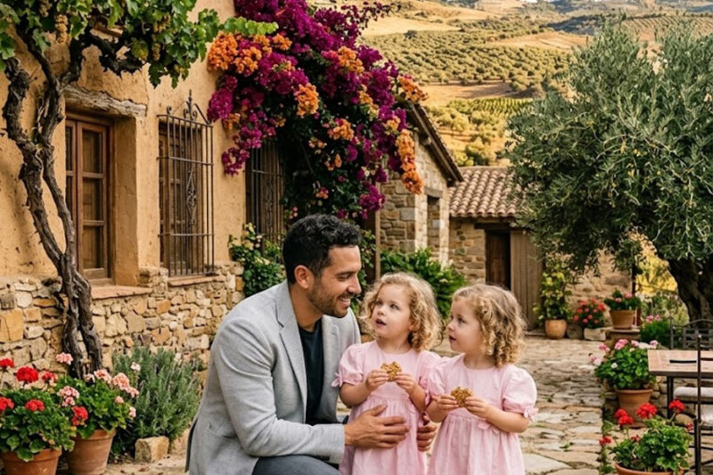 El Magnate Regresó A La Hacienda Donde Murió Su Esposa… Y Encontró A 2 Niñas Descalzas Que Guardaban El Secreto Más Oscuro De Su Familia.