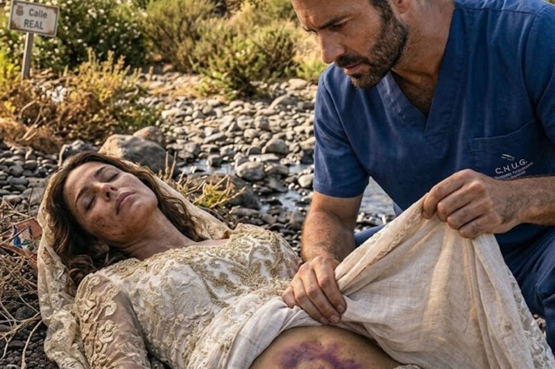 Después de lanzarme al río con mi vestido de novia, un cirujano me sacó del agua y luchó por salvarme la vida. Pero cuando levantó la tela empapada para comprobar si aún respiraba, se quedó paralizado al descubrir el secreto oculto que llevaba debajo.