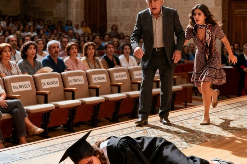 Cuando Me Desplomé en Mi Graduación y los Médicos Llamaron a Mis Padres, Nadie Contestó, Pero Mi Abuelo Cruzó la Ciudad para Sostenerme la Mano Mientras Mi Familia Sonreía en París
