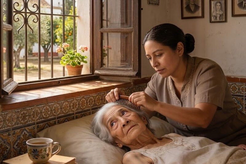 Me quedé sin techo después del divorcio y acepté trabajar como cuidadora de una viuda que se estaba apagando.