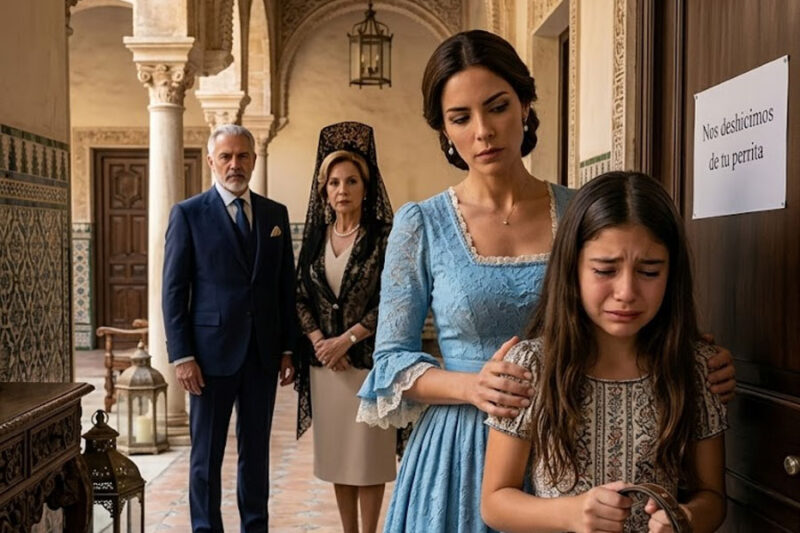 Mi hija llegó de la escuela llorando porque sus abuelos dejaron una nota cruel: “Tu prima no quiere cerca a esa perra”; mi esposo bajó la mirada, yo solo tomé el collar de Miel y llamé al veterinario, sin imaginar que el anuncio de venta todavía seguía publicado.
